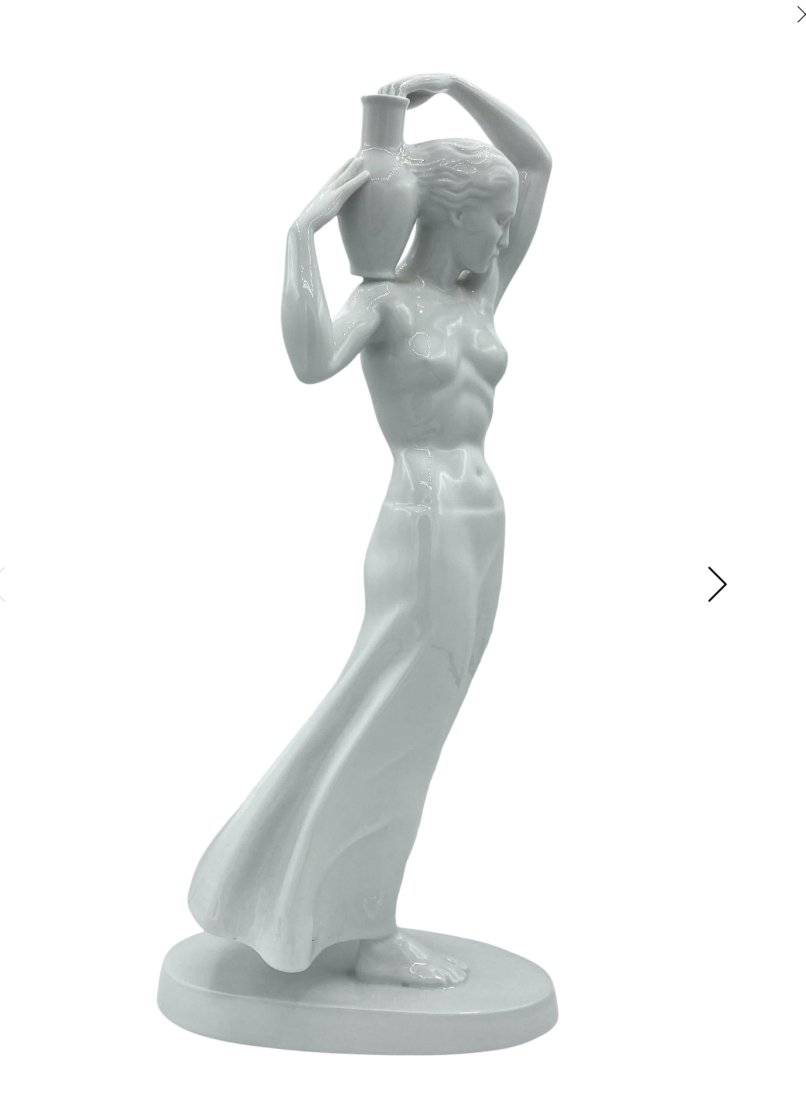 Vintage Herend White Porcelain Figure (1 of 2)