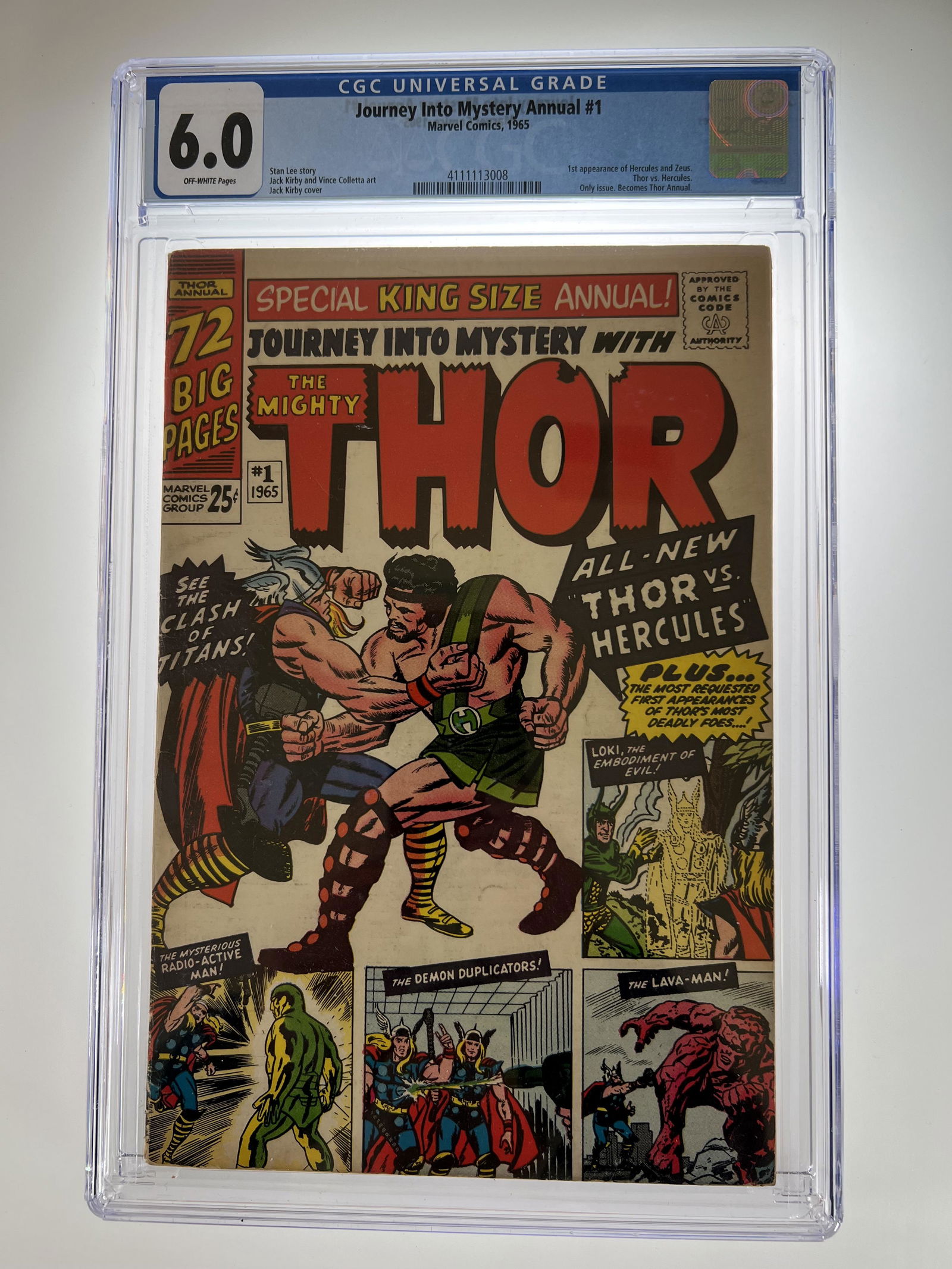 Journey Into Mystery Annual #1 CGC 6.0 (1 of 2)
