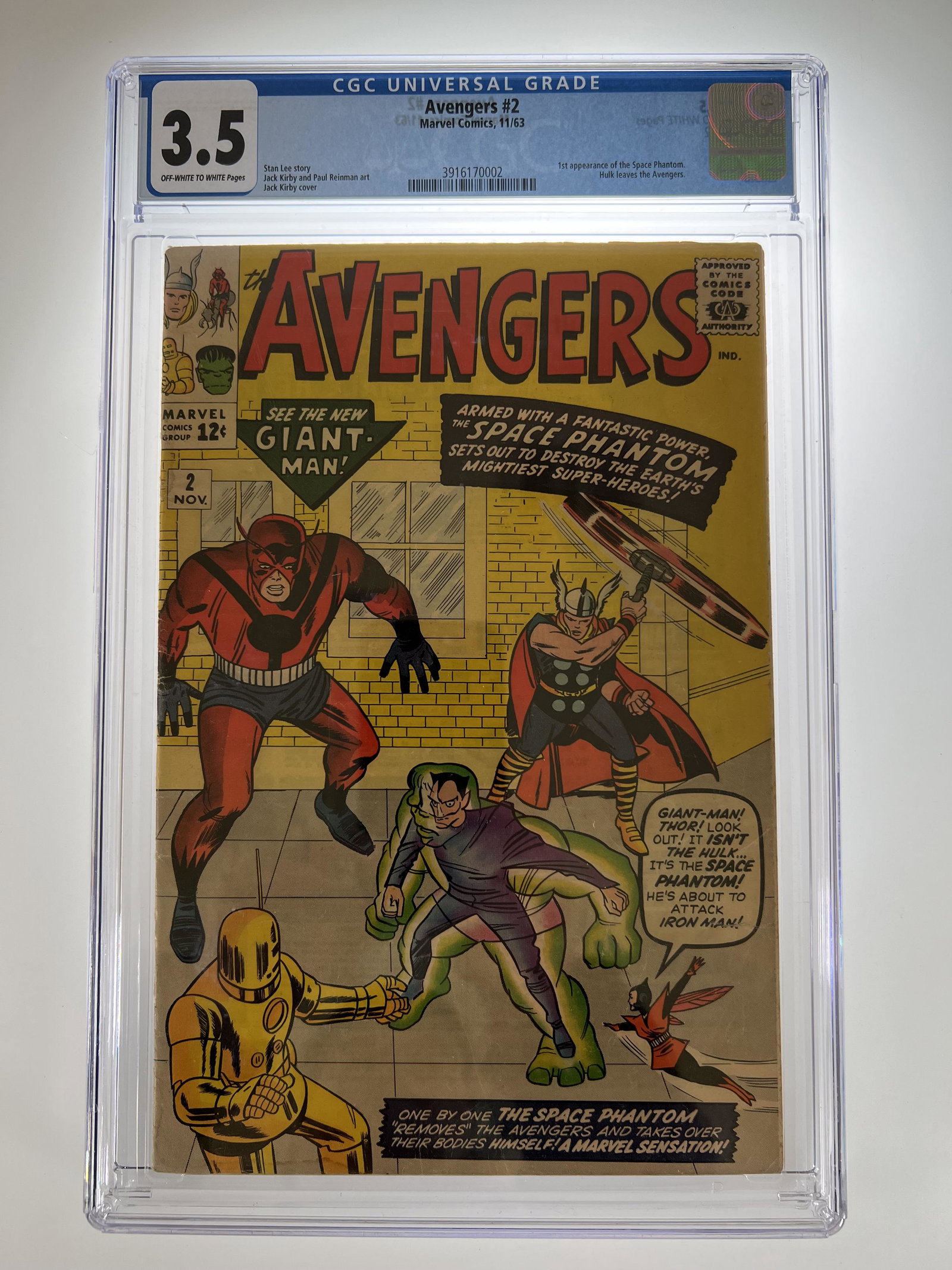 Avengers #2 CGC 3.5 (1 of 2)