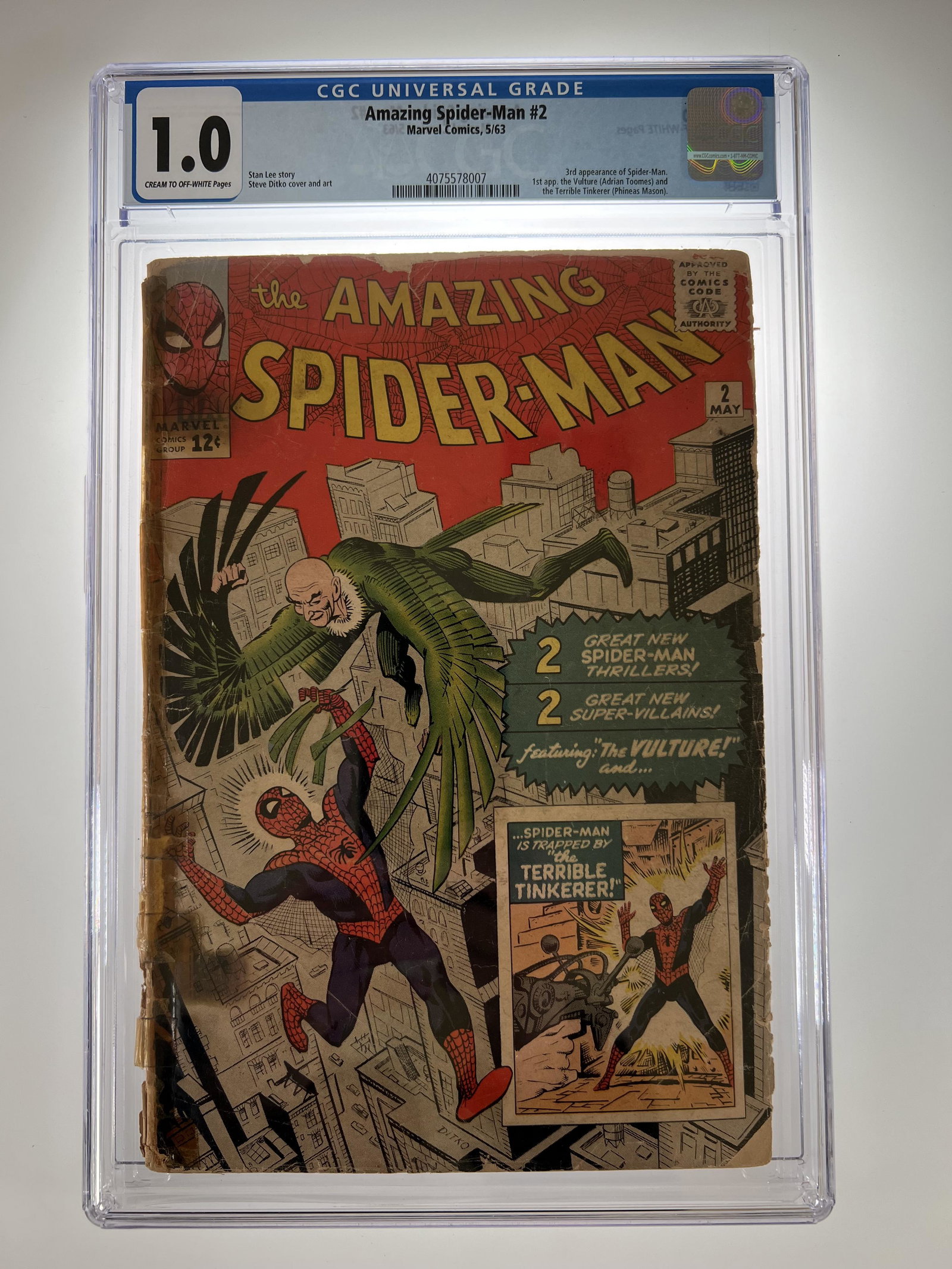 The Amazing Spider-Man #2 CGC 1.0 (1 of 2)