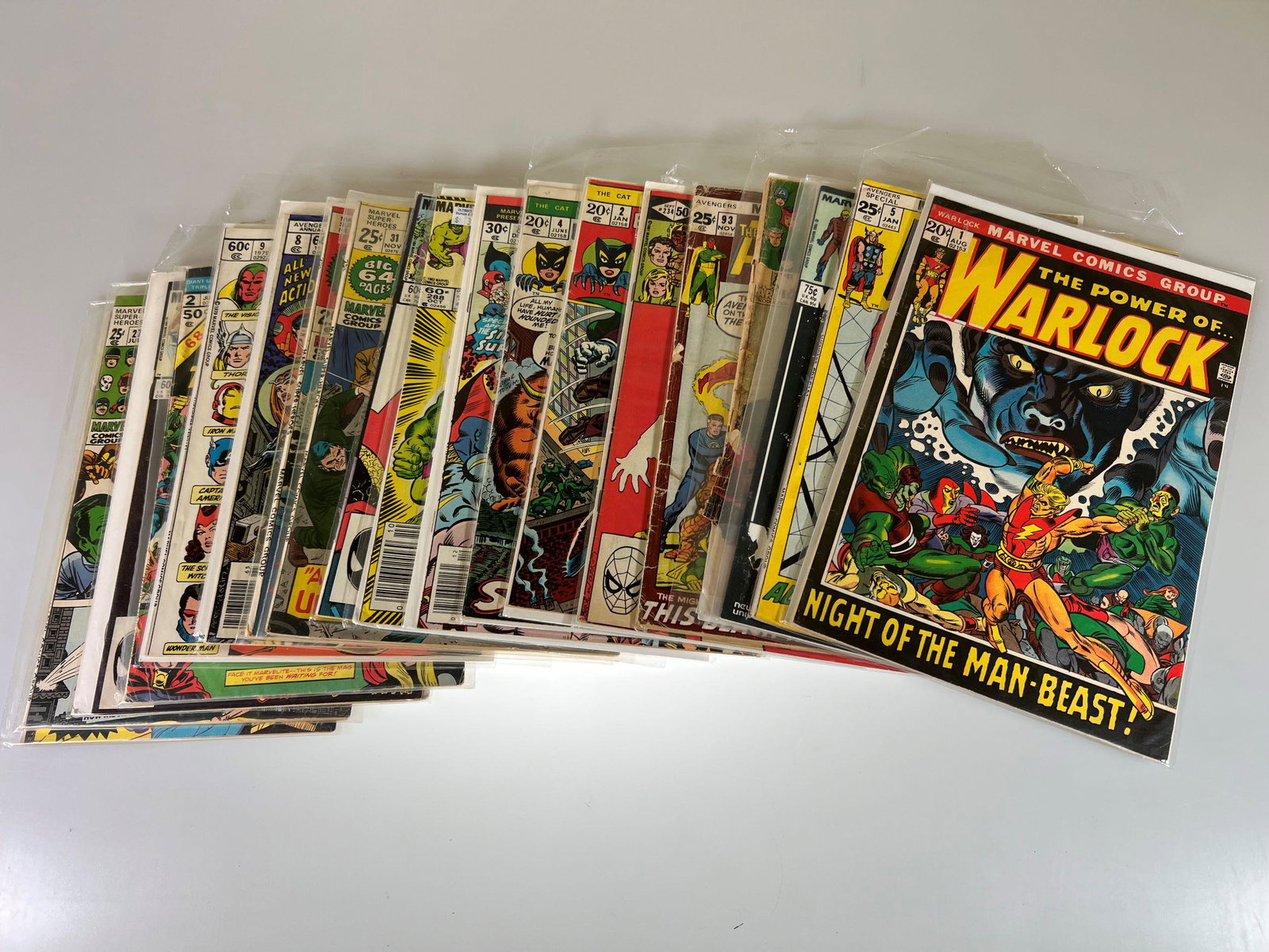 (lot of 20) Marvel 1960s-1970s Comic Books (1 of 1)
