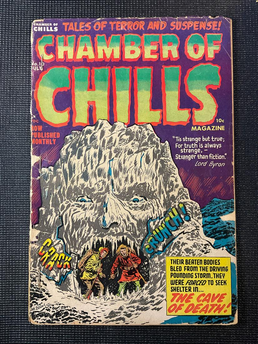 Chamber of Chills #10 - Pre Code 1952 - Iconic Cover (1 of 7)