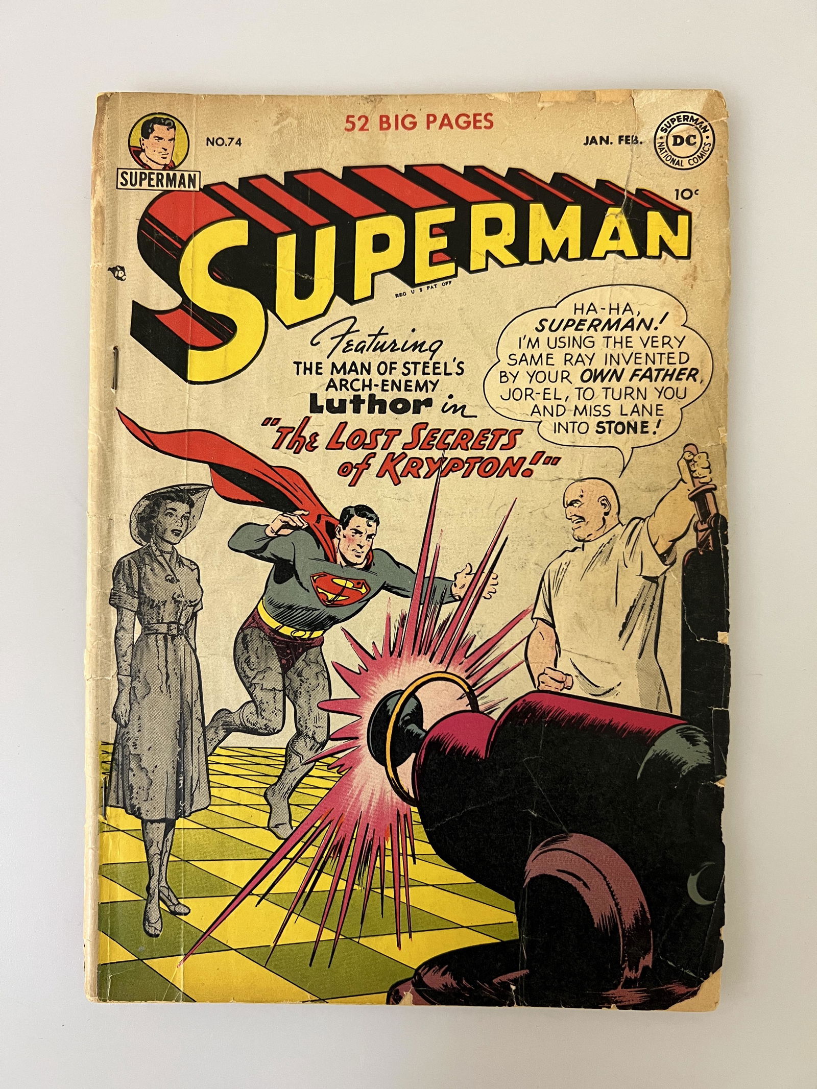 Superman #74 G (1952 DC) 2nd Lex Luthor On Superman Cover (1 of 3)