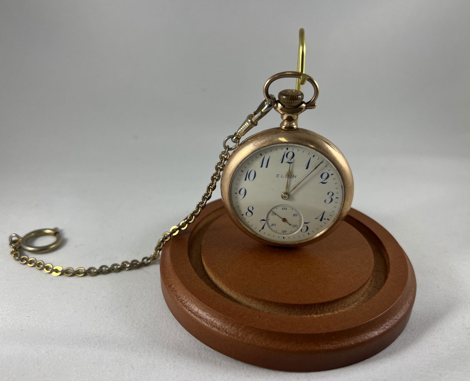 1908 Elgin Gold Filled Pocket watch with chain Size 16S (1 of 4)