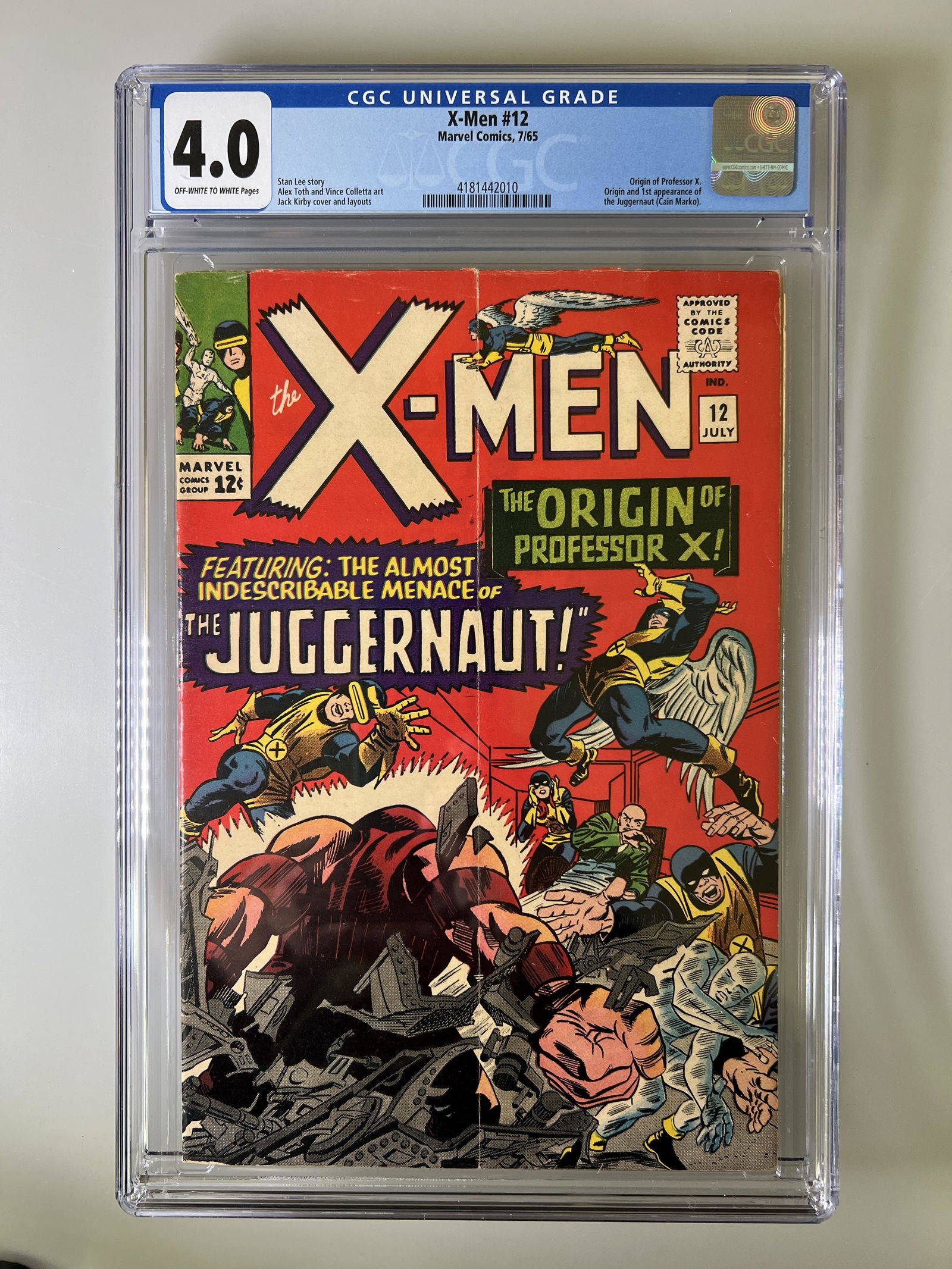 X-Men #12 CGC 4.0 Marvel Comics Key (1 of 4)