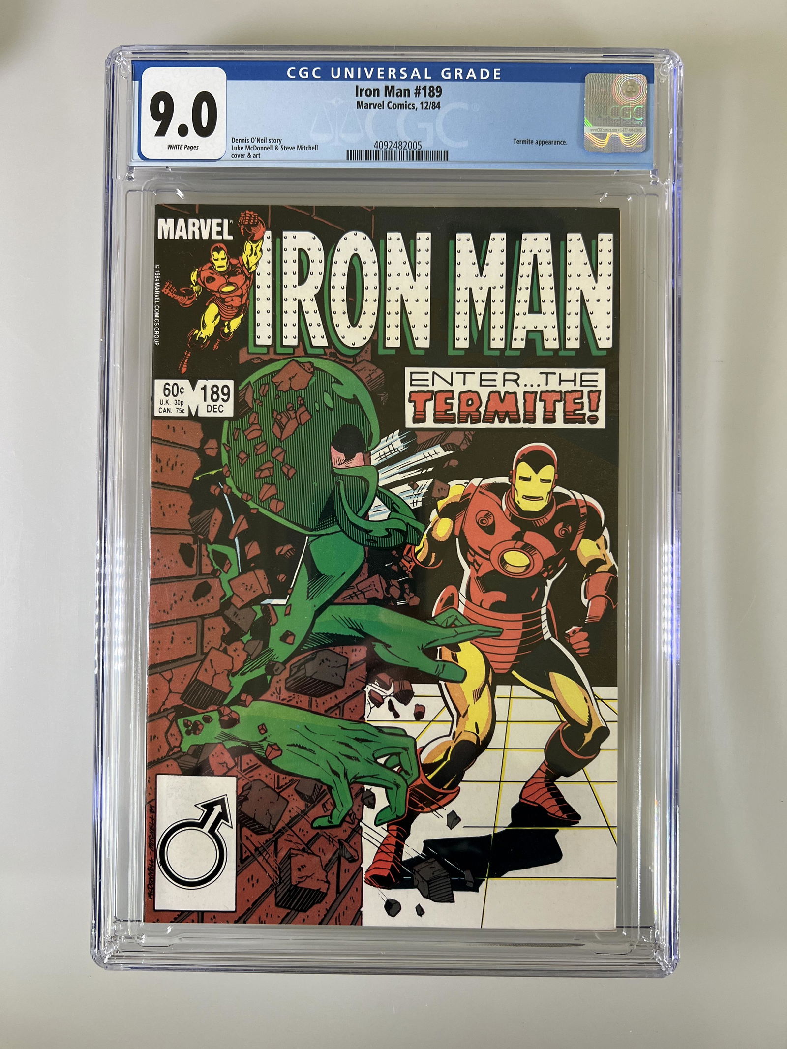 Iron Man #189 CGC 9.0 Marvel Comics 12/84 (1 of 3)