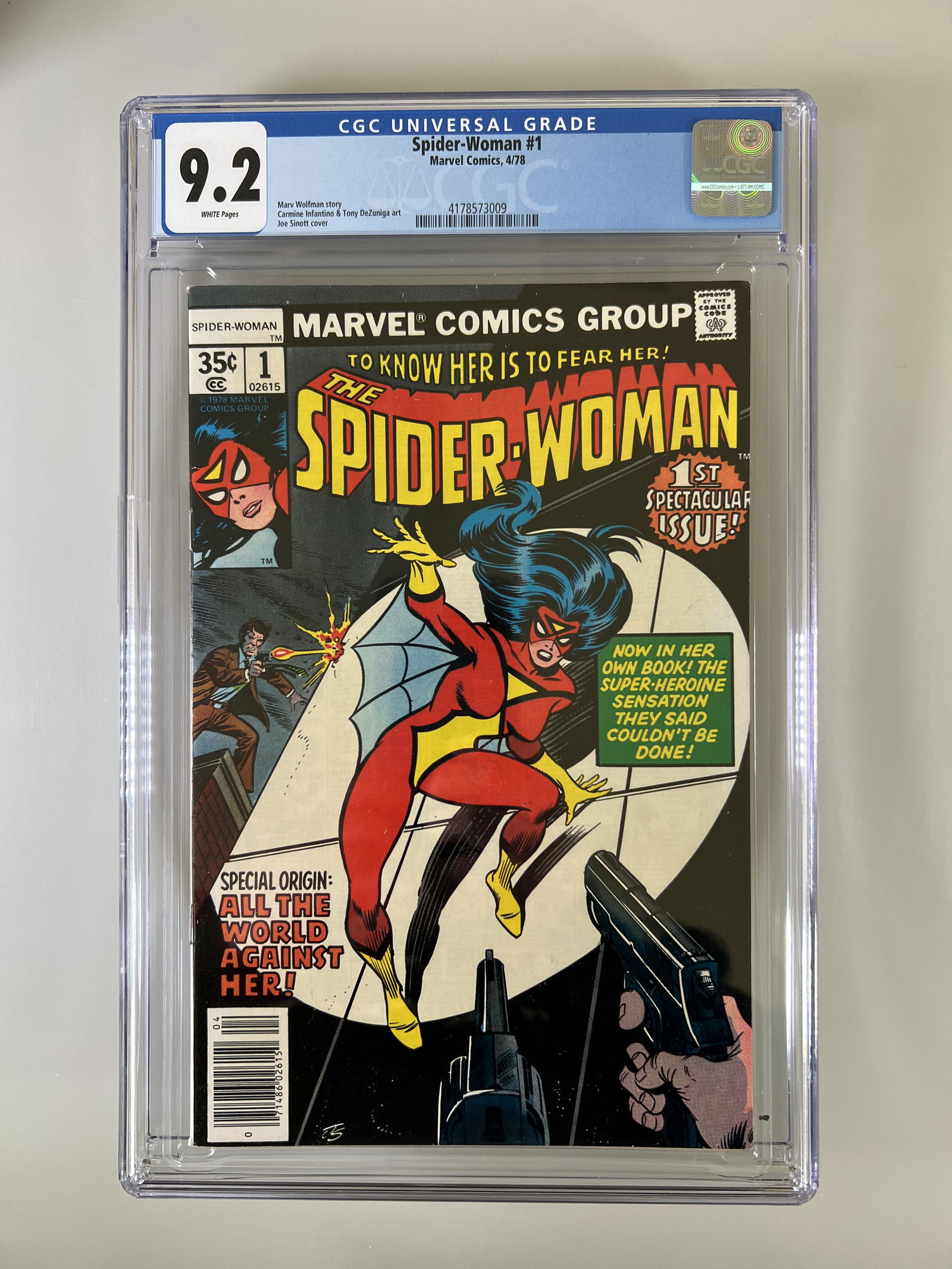 Spider-Woman #1 CGC 9.2 Marvel Comics Key (1 of 3)