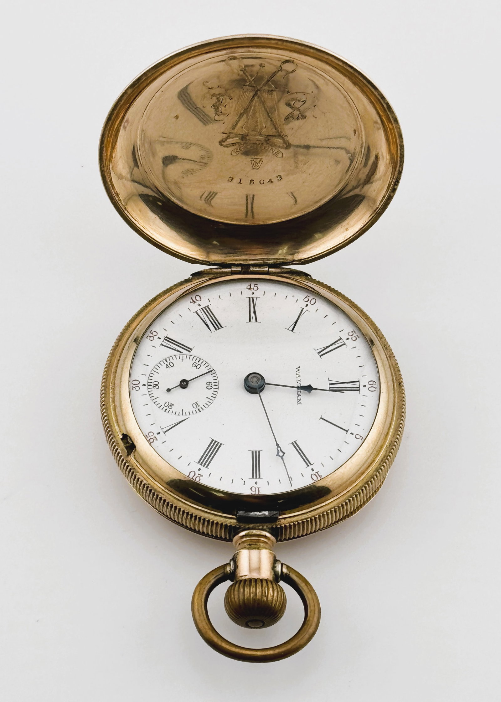 1893 Waltham Grade 15 Size 18S Gold filled Hunter Case Pocket Watch: 1893 Waltham Grade 15 Size 18S Gold filled Hunter Case Pocket Watch. 15J, serial# 5905888