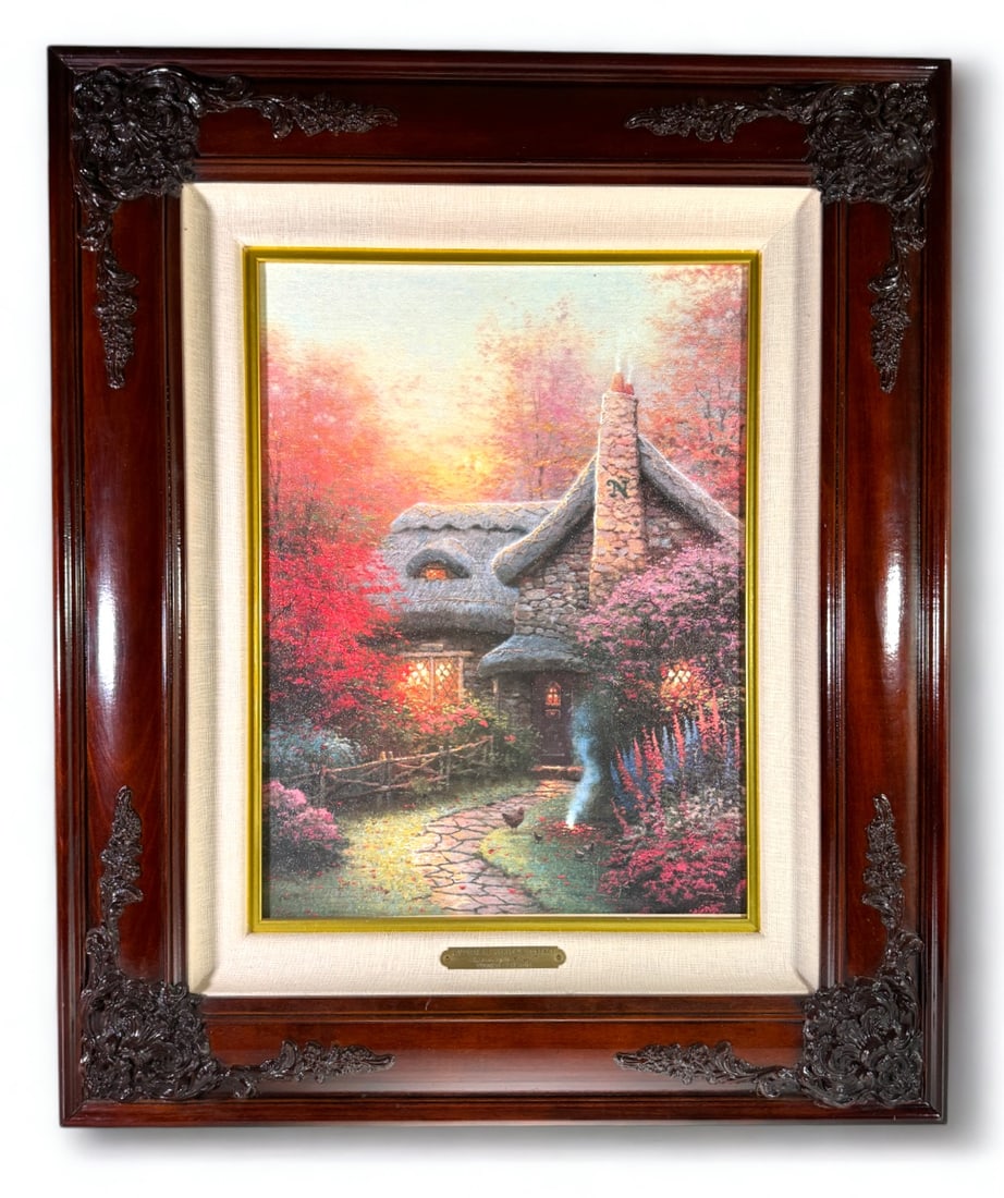 Thomas Kinkade "Autumn at Ashley's Cottage" Limited Artist Proof Lithograph COA (1 of 7)