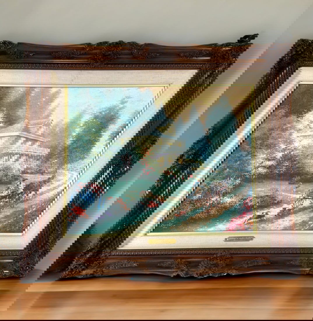 Thomas Kinkade "Sunday At Apple Hill" Limited lithograph with COA (1 of 6)