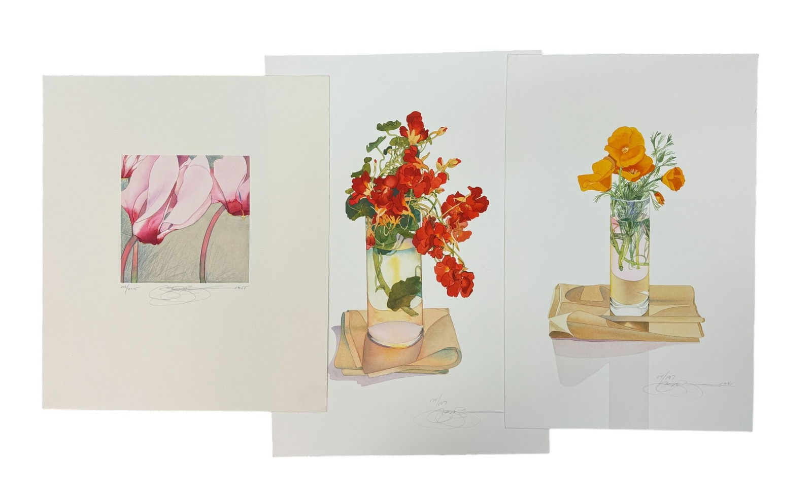 Gary Bukovnik (American b. 1947) Three Lithographs in Colors (1 of 4)