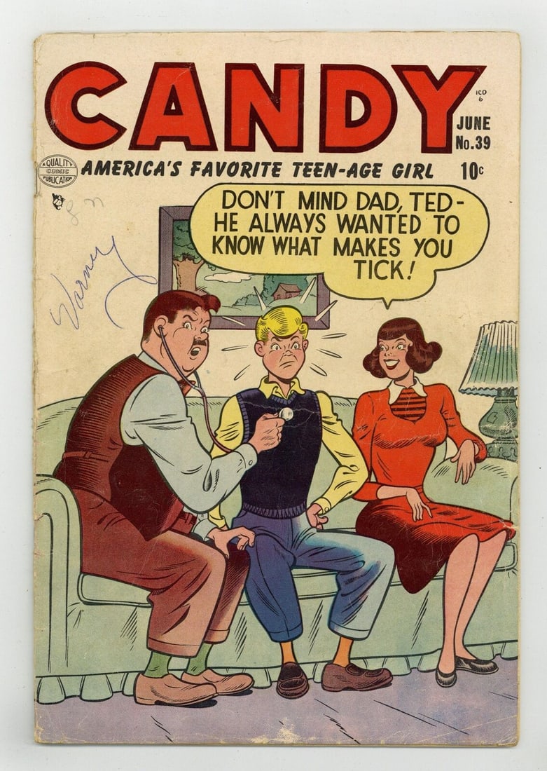 1953 Candy #39  Golden Age comic (1 of 2)