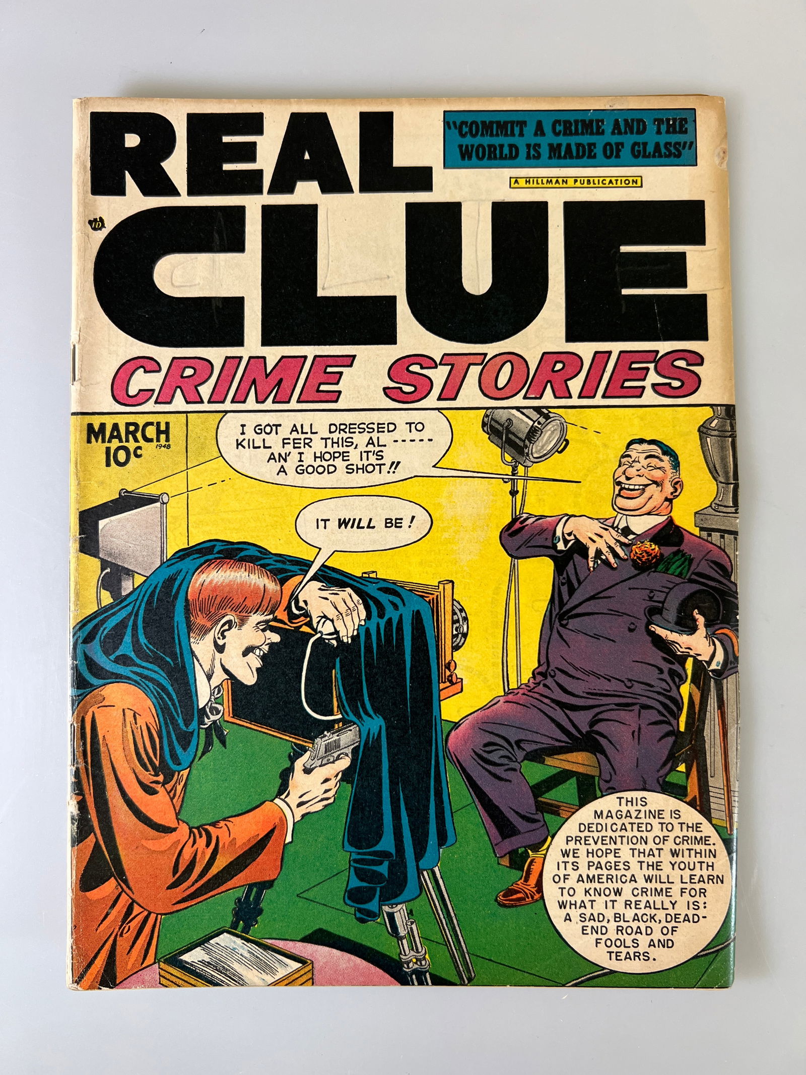 Real clue True crimes 1, Golden Age 1948: Real clue True crimes 1