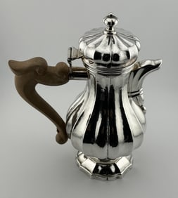 Buccellati Hammerred Sterling Silver Tea Coffee Pot