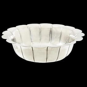 Tiffany & Co Sterling Silver Flutted Bowl