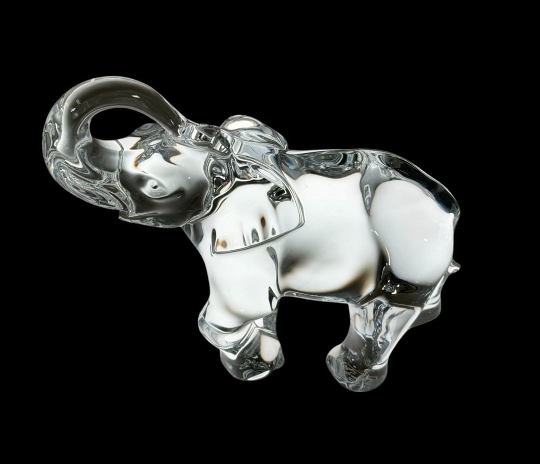 Baccarat Crystal Elephant Figurine (1 of 3)