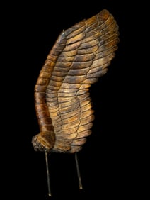 Large Ceramic Angel Wing Sculpture