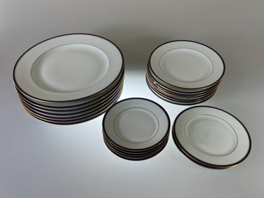 Limoges Porcelain Plate Set Retailed by Tiffany & Co