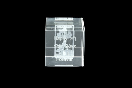 Star Wars 30th Anniversary Crystal Hologram Cube