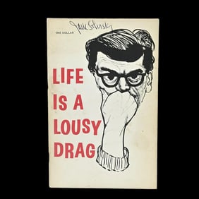 Jim Schock, "Life is a Lousy Drag" 1st Edition Booklet