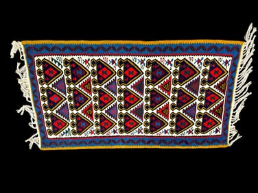 Vintage Turkish Kalim Rug 39" x 68"