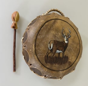 Native American Rawhide Drum