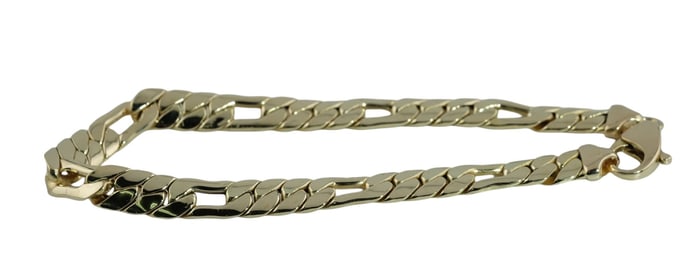 14K Gold Italian Cuban Link Bracelet