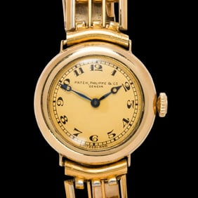 18K Patek Phillipe Ladies Deco Watch Cir. 1950s