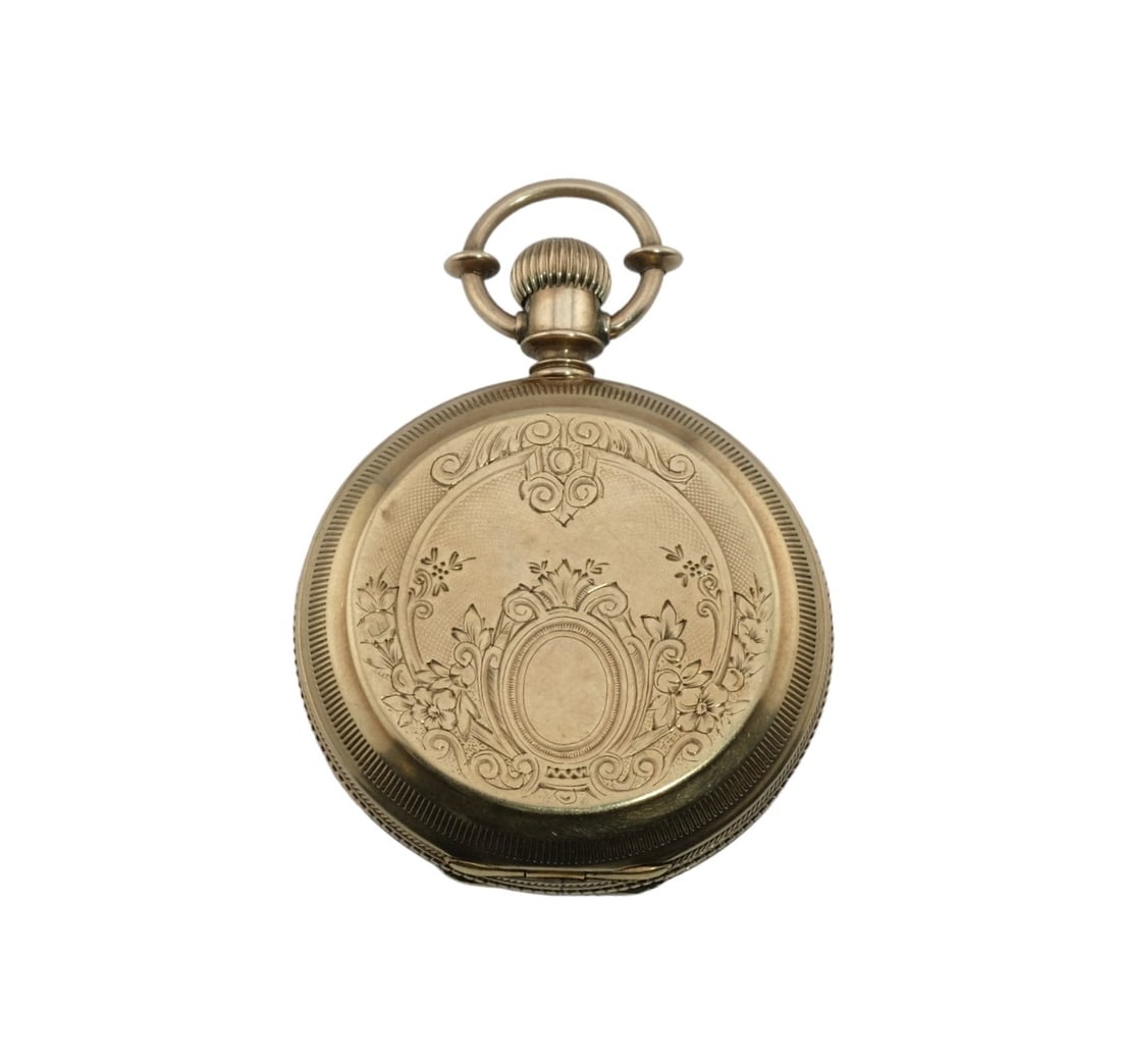8K Gold Waltham Royal Hunter Case Pocket Watch (1 of 4)