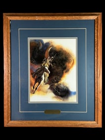 Bev Doolitte "Run With Thunder" Framed Print