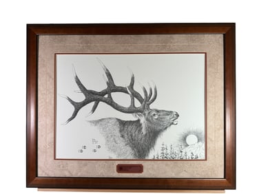 Ross Kirkham 2007 "Elk" Limited Print