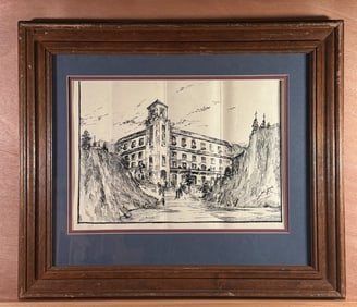 Jack Laycox (1921-1984) Unnamed Etching