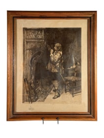 Paul-Adolphe Rajon (French, 1842-1888), "Petrucio" Etching