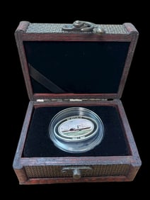 2013 $5 SS Republic Proof Silver Coin from Cook Islands