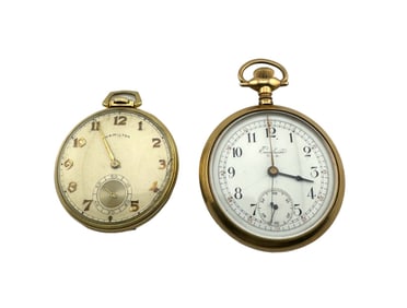 Group of Two Gold Filled Pocket Watches