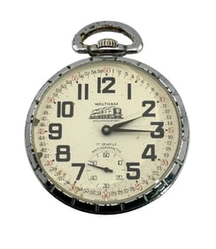 Waltham Railroad Swiss Pocketwatch 17J Antimagnetic