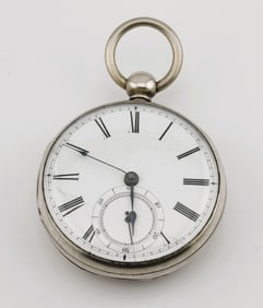 Thomas Blundell Silver Fusee Pocket Watch. 19th century