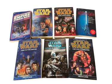 Collection of Star Wars Novels Soft Cover