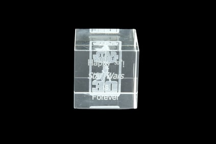 Star Wars 30th Anniversary Crystal Hologram Cube