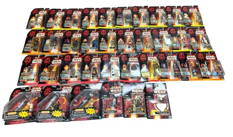 (Lot of 36) Star Wars Hasbro Episode 1 Action Figures
