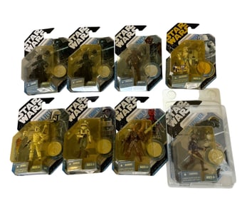 (Lot of 8) Star Wars Concept Action Figures