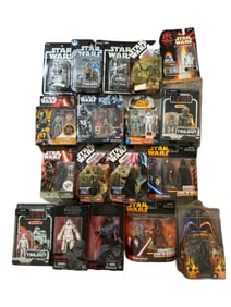 (Lot of 18)  Misc Star Wars Action Figures sealed