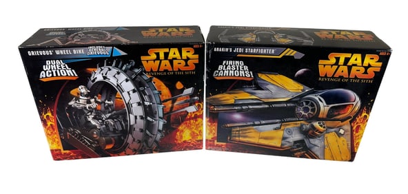 Hasbro Star Wars Revenge of the Sith Grievous and Anakin's Jedi Starfighter