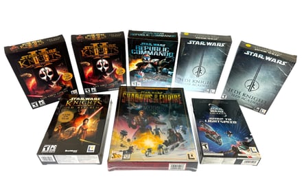 (Lot of 7) Star Wars PC Games Unopenned