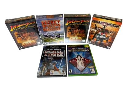 (lot of 6) Lucas Film Games Sealed