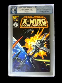 Star Wars X-Wing Rogue Squadron #1/2 PGX Graded 9.8 W/ COA