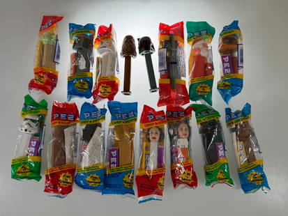 Collection of Star Wars PEZ Dispensers: Collection of Star Wars PEZ Dispensers. Most are unopened.
