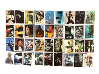 1981 Burger King Coca Cola Star Wars Uncut Complete Set of 36 Cards  Mint