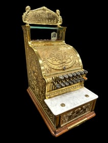 Brass National Cash Register Model 313