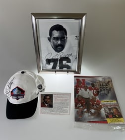 NFL Bob Bown HOF Signed Memoabilia Collection